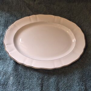 Harmony House Silver Sonata Serving Platter 14" Japan 3639